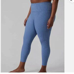 Elation Rib Tight - Cottage Blue, Size Small - NWT!